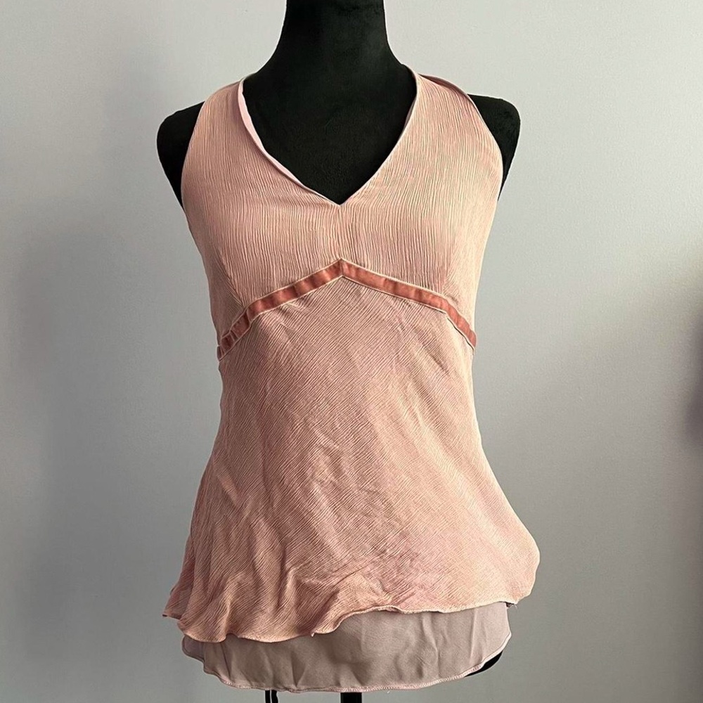 Y2K Pink Halter Top
